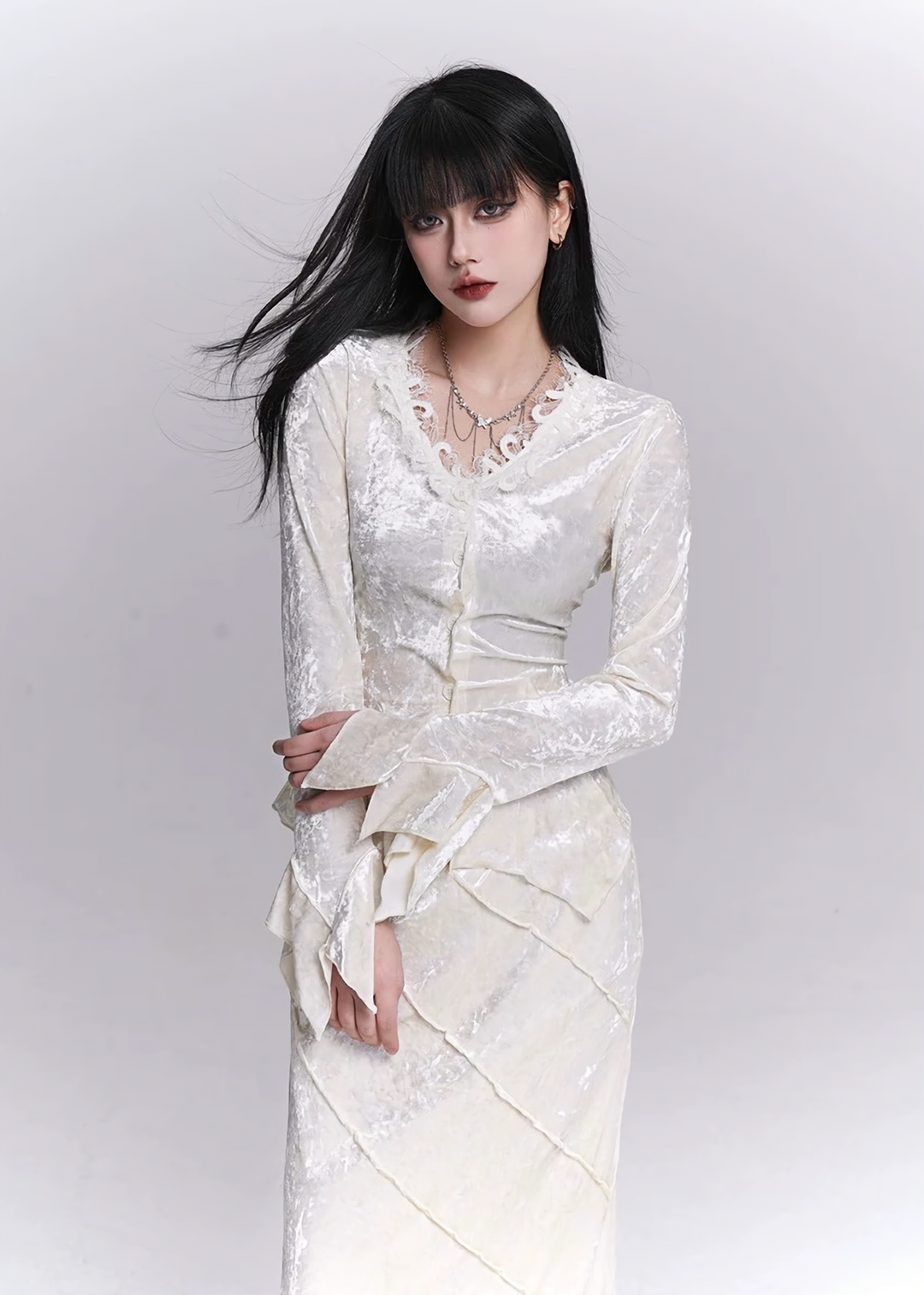 VELVET DRAPE 2PIECE SET / LG1532