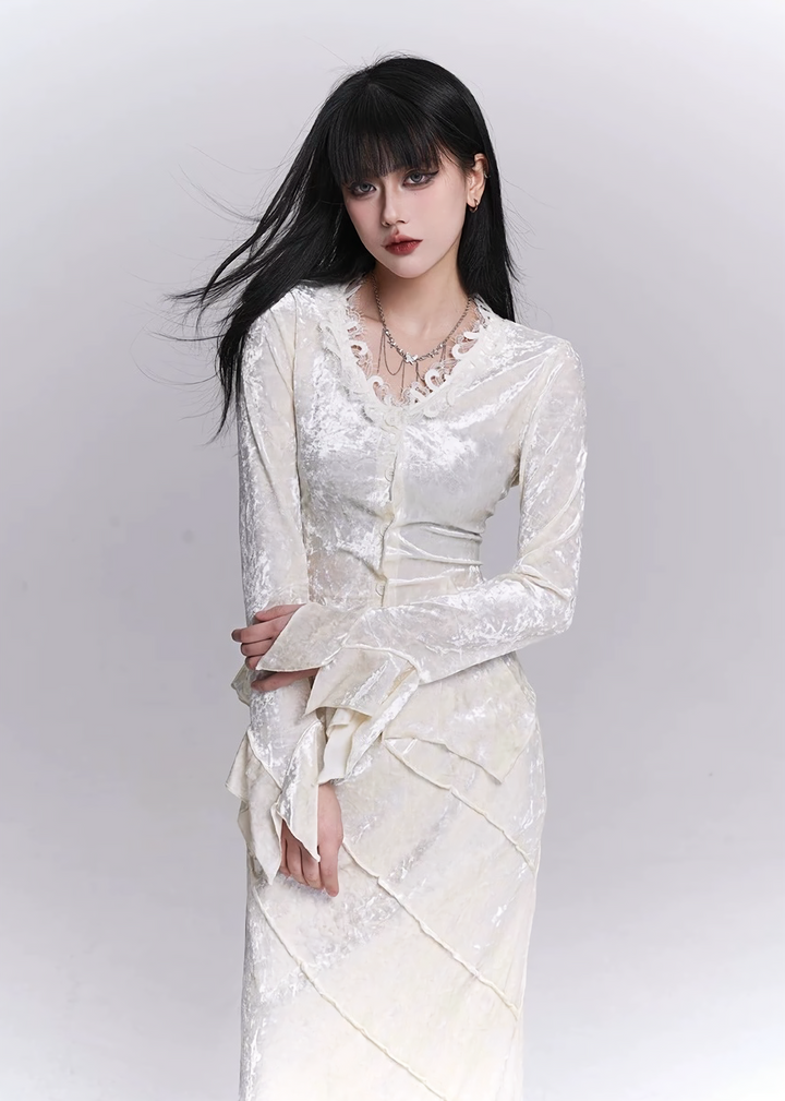 VELVET DRAPE 2PIECE SET / LG1532