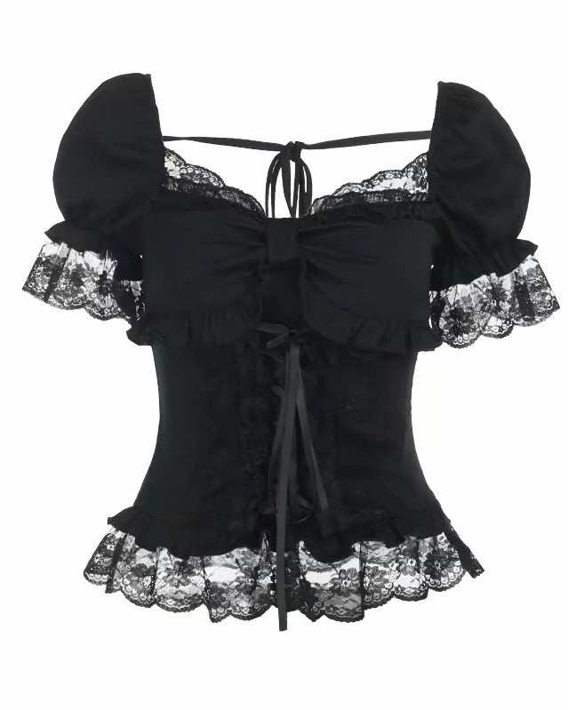 CLASSICAL LACE CORSET TOP / LG1568