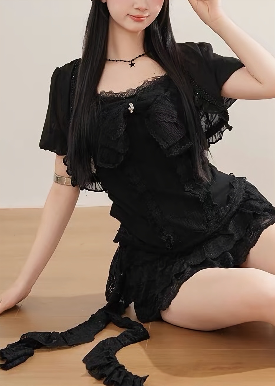 DARK RIBBON 3-PIECE SET / LG1649