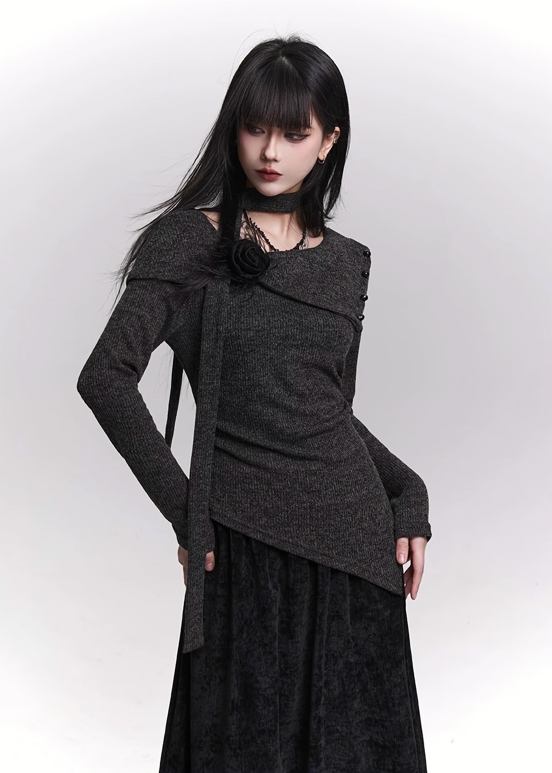 SHADOW LAYERED TWO-PIECE SET / LG1476