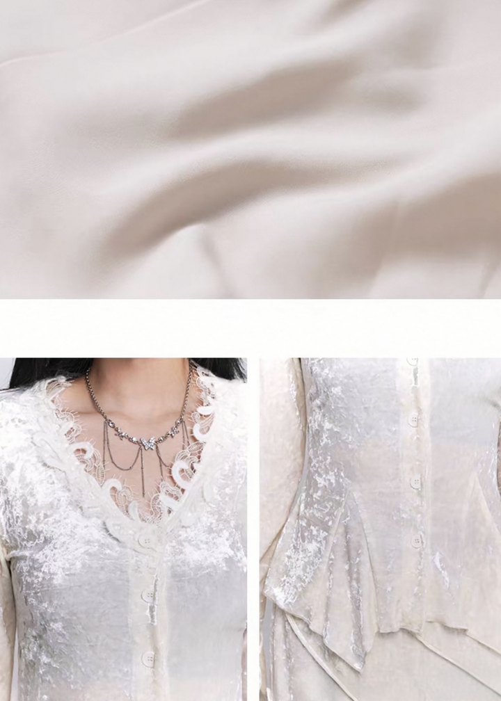 VELVET DRAPE 2PIECE SET / LG1532