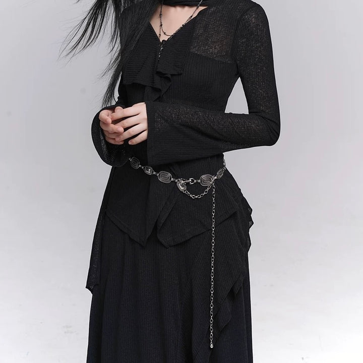 Ornament Gothic Chain Belt / a1124