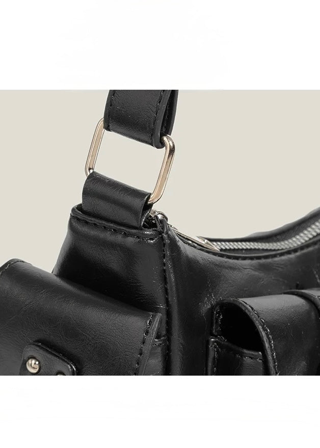 2 Belt Eyelet Shoulder Bag / b1115