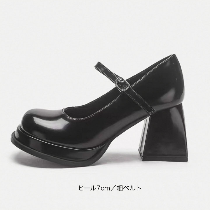 Gothic Mary Jane Pumps / V1161