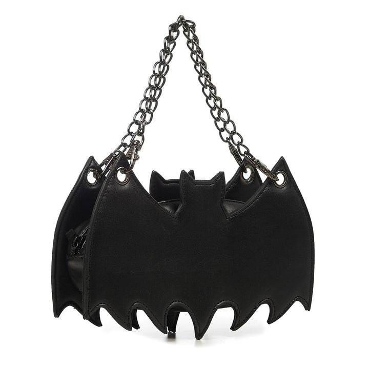 dark gothic bat body bag / b1106