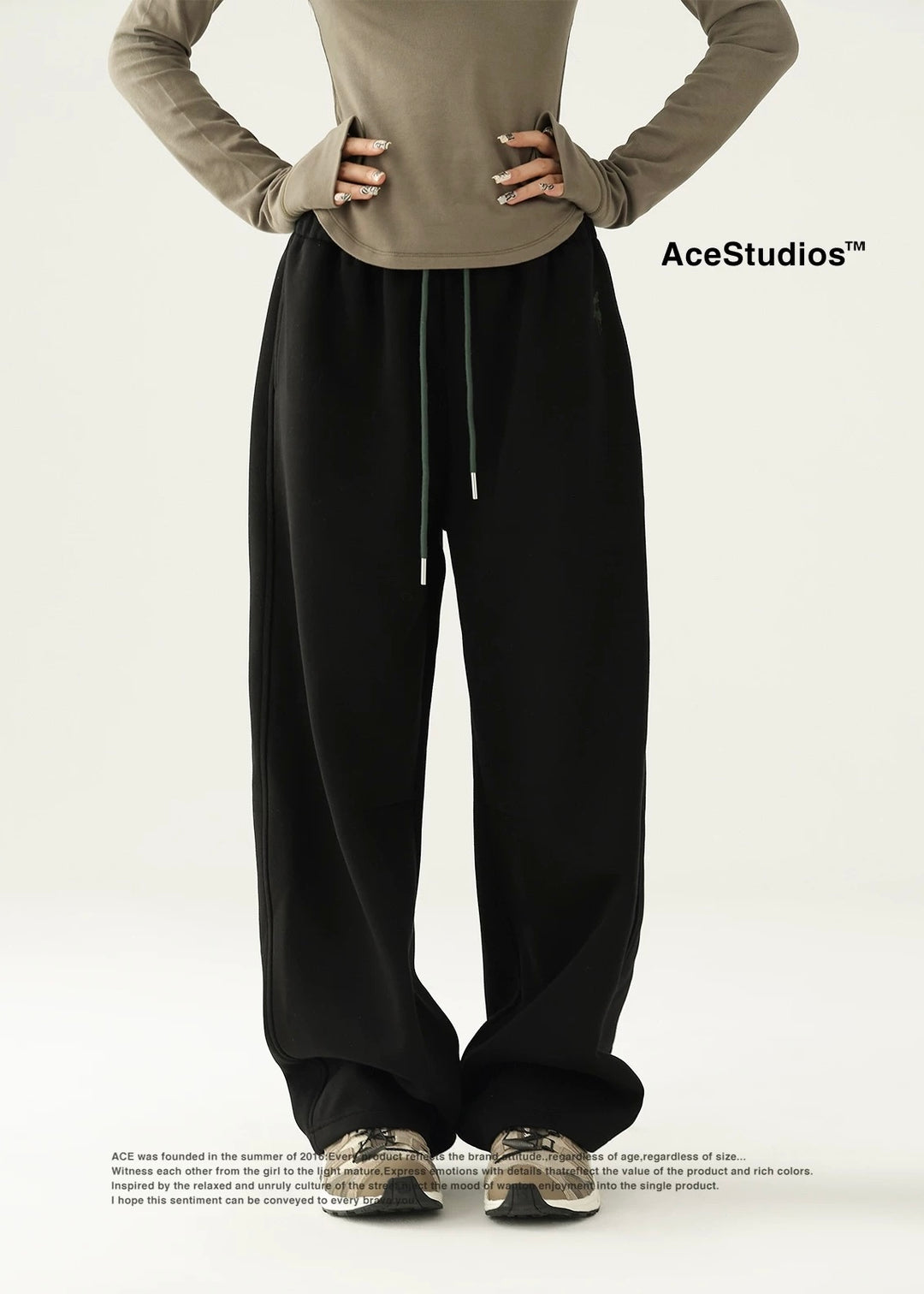 drawstring sweatpants / AS1173