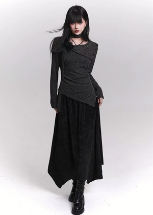 SHADOW LAYERED TWO-PIECE SET / LG1476