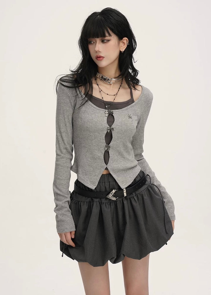 Balloon Mini Skirt / lg1377