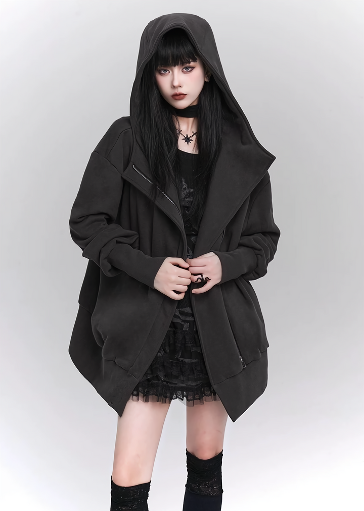 [Same-day delivery] Hooded sweatshirt cardigan / LG1170 