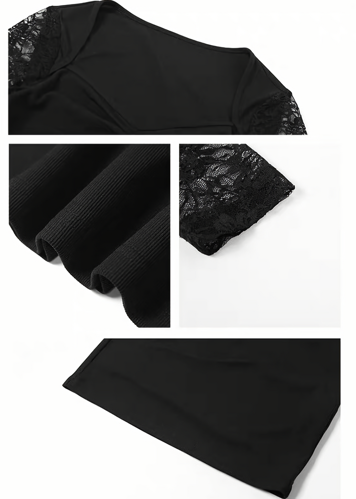 LACE CORSET MINI DRESS / LG1642