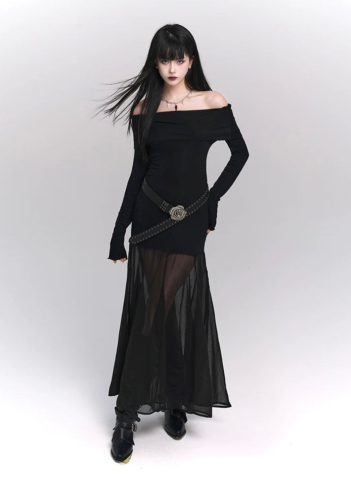 【당일 배송】Open shoulder dress / LG1140 