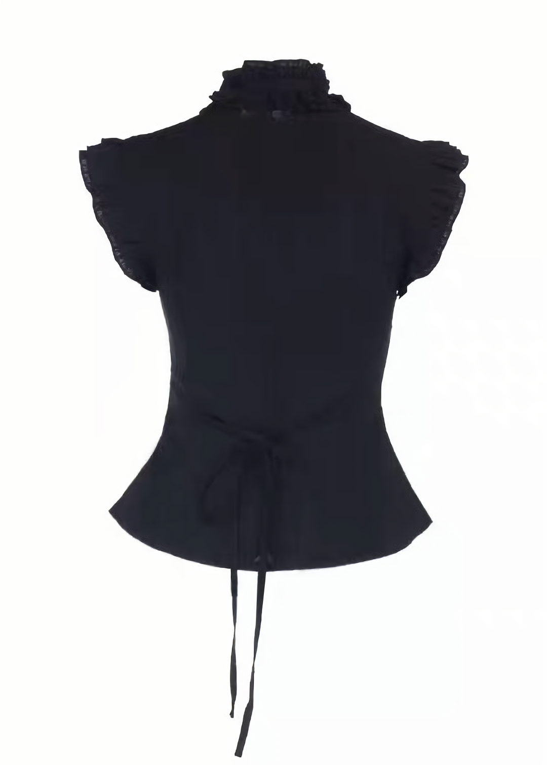 GOTHIC RUFFLE PEPLUM TOPS / LG1666