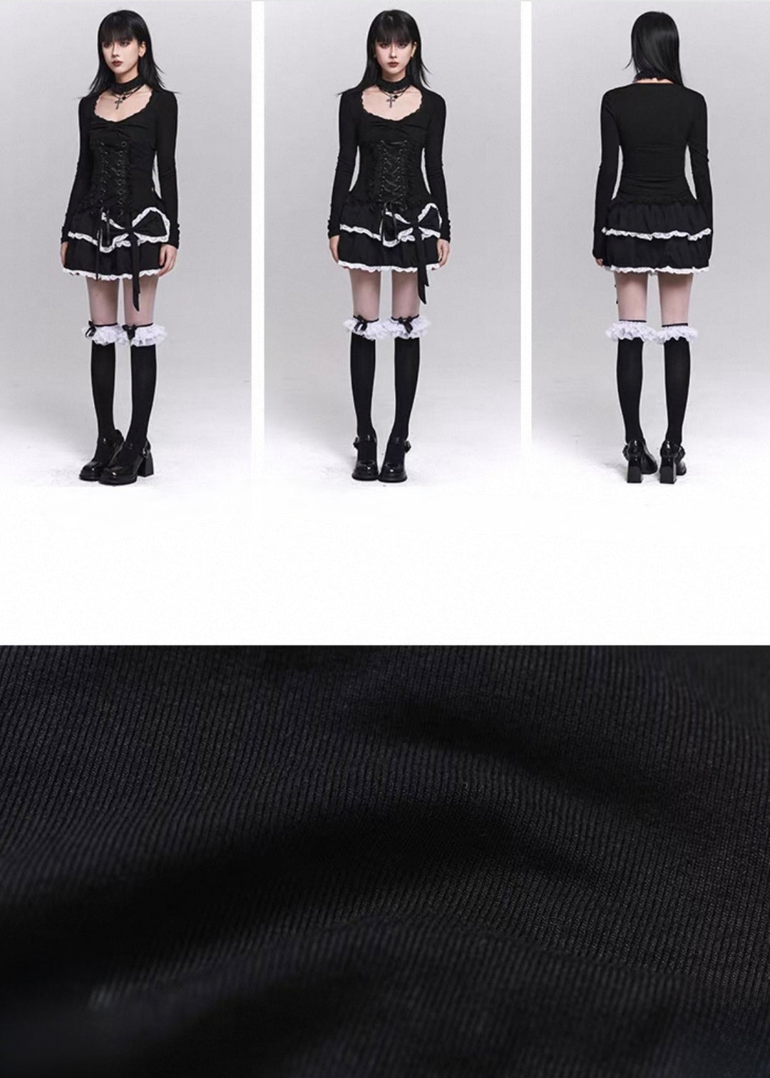 NOCTURNE CHOKER LACE TOP / LG1494