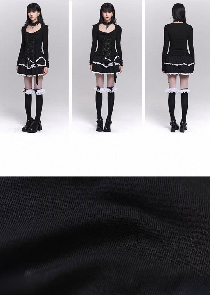 NOCTURNE CHOKER LACE TOP / LG1494