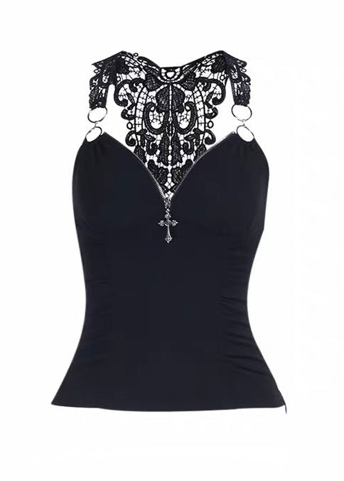 GOTHIC LACE ORNAMENT CAMISOLE / LG1665