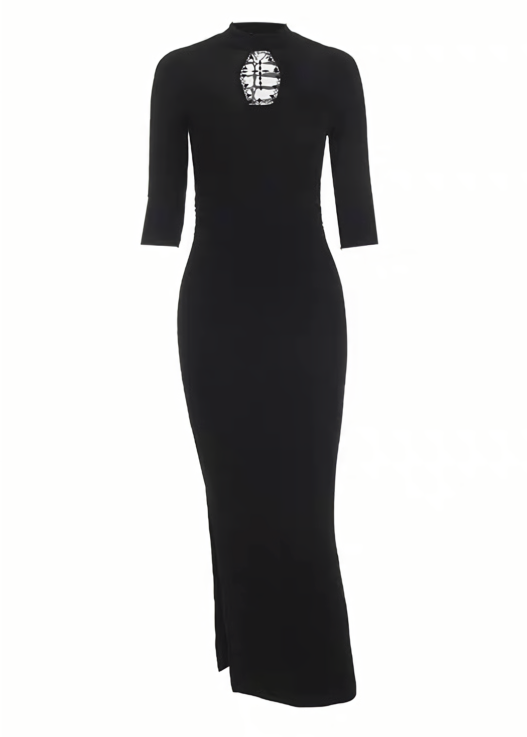 GOTHIC CUTOUT LACE-UP LONG ONEPIECE / LG1698