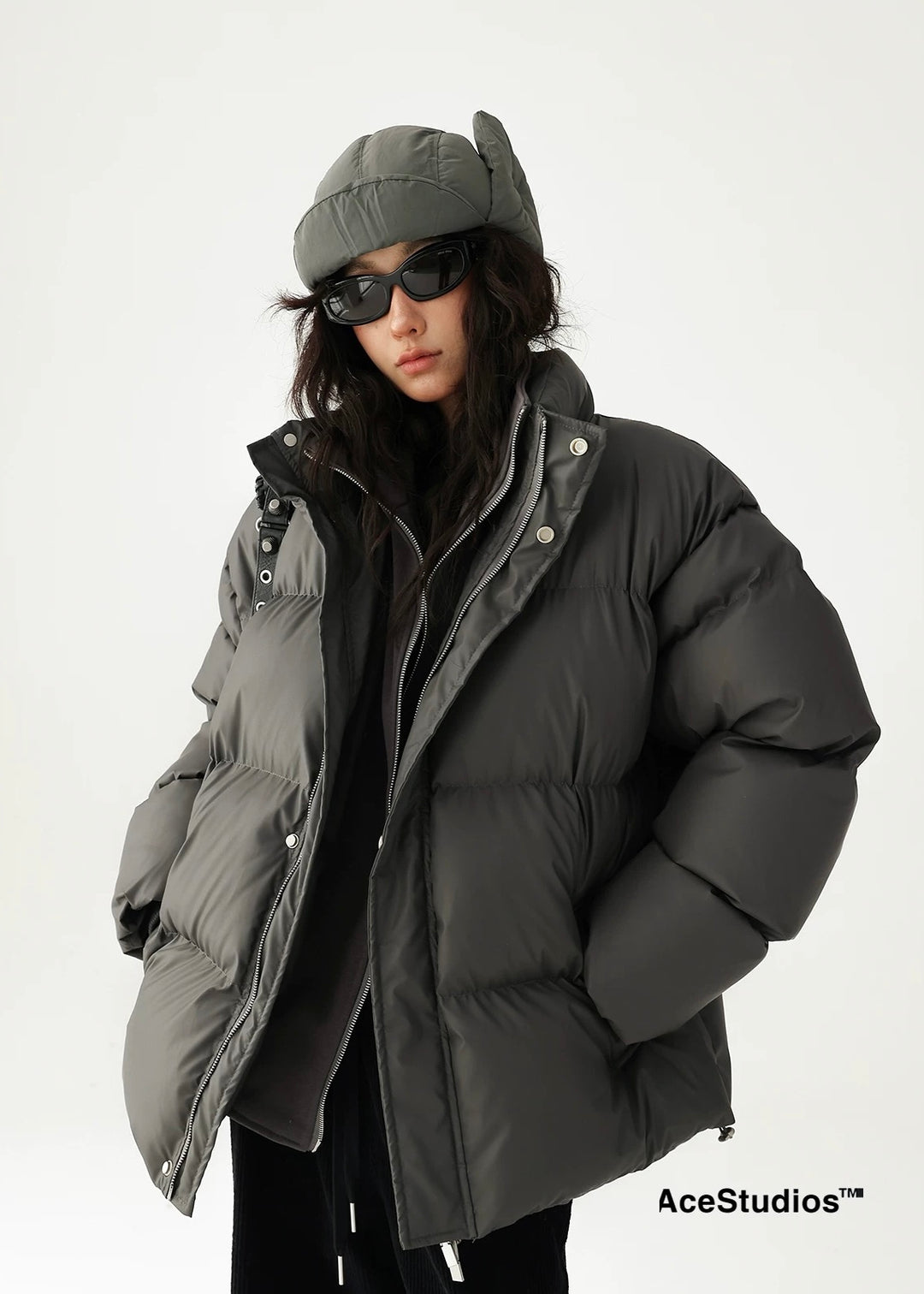 two piece padded jacket / AS1177