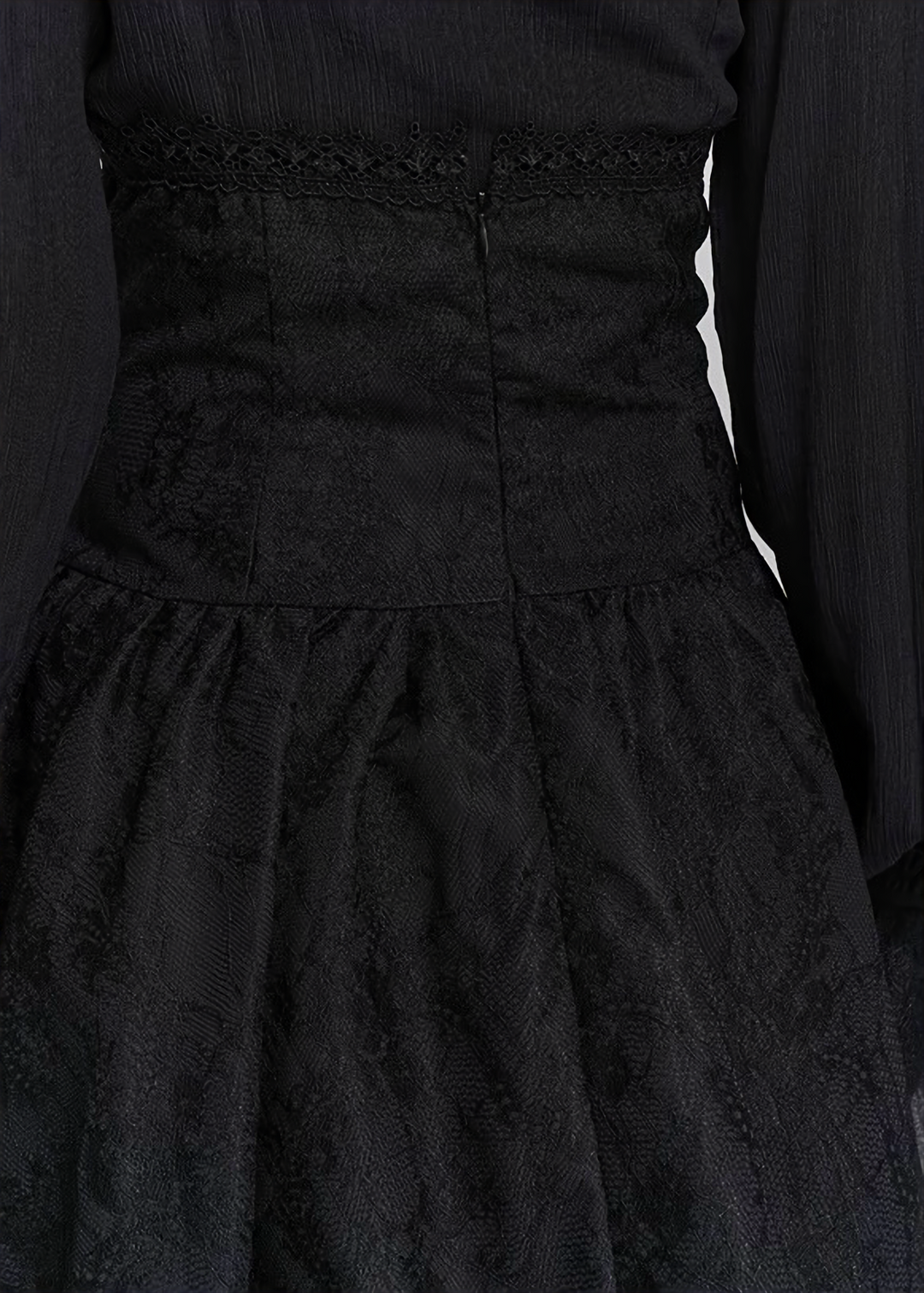 Corset Lace Flare Skirt / LG1402_e4r