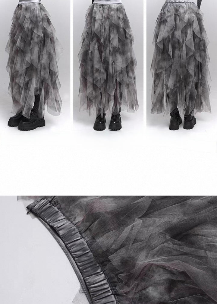 Layered Gothic Tulle Skirt / lg1347_e4r