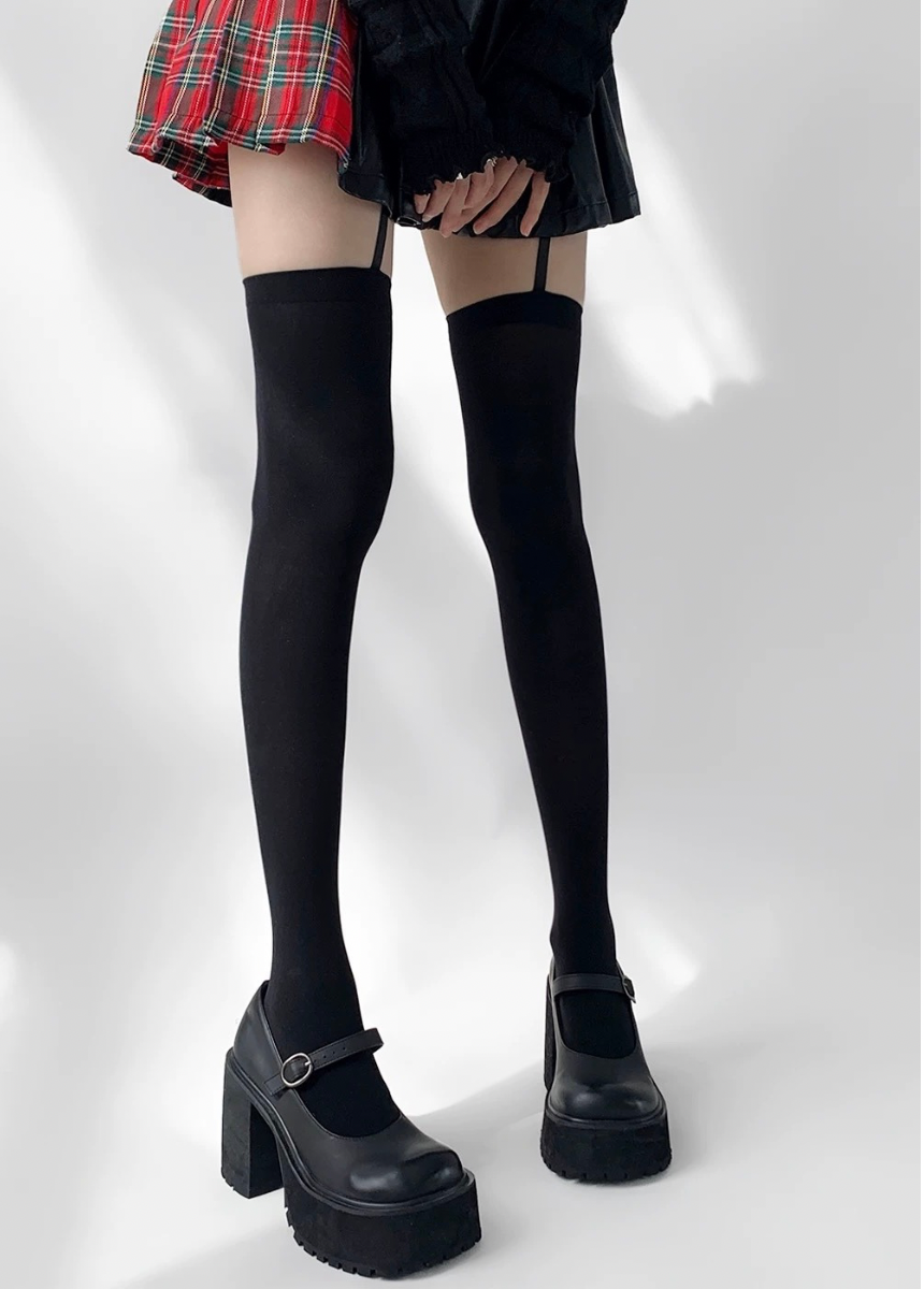 french suspender stockings / Y1108