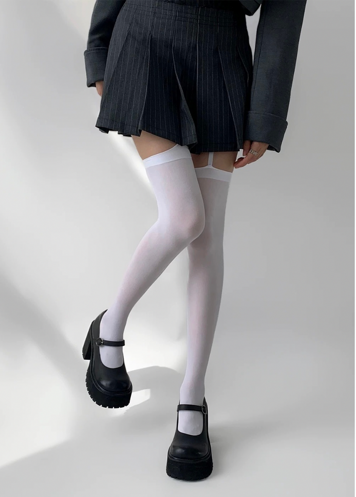 french suspender stockings / Y1108_e4r