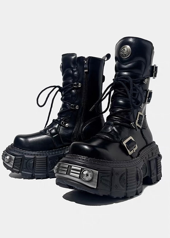 HEAVY SOLE MULTI BELT BOOTS / V1165