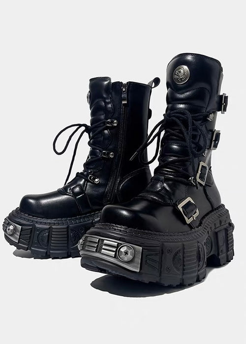 HEAVY SOLE MULTI BELT BOOTS / V1165