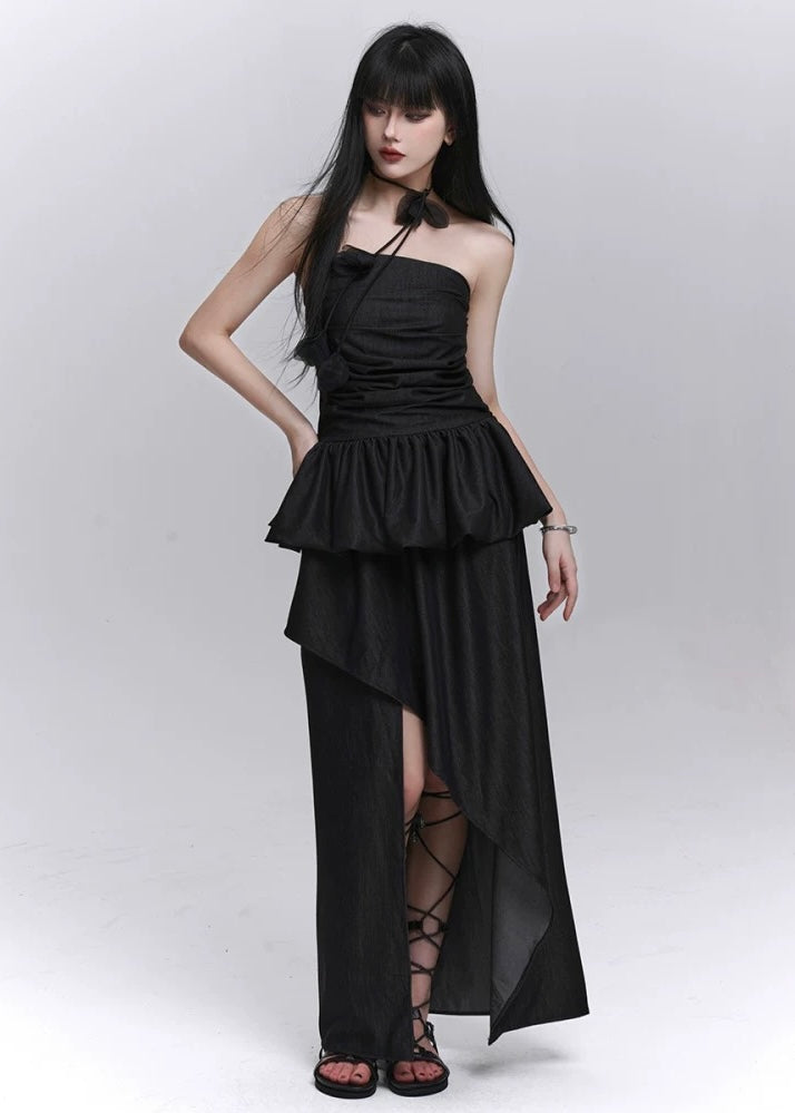 Asymmetrical peplum setup/lg1274_e4r