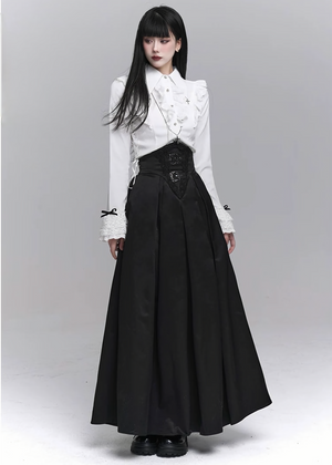 Classic Gothic Long Skirt Set