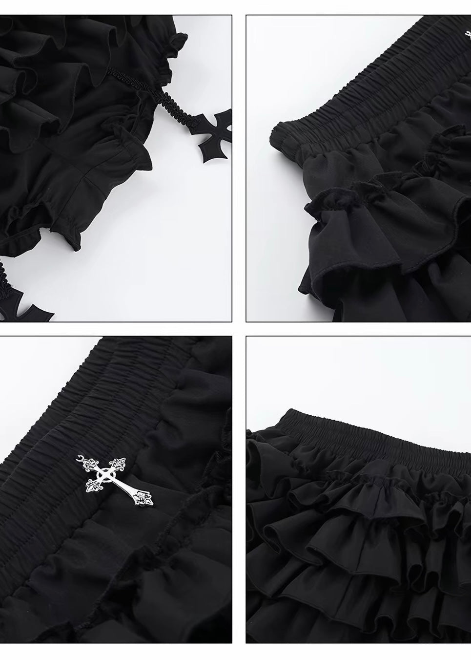GOTHIC CROSS FRILL COORDINATE / LG1663