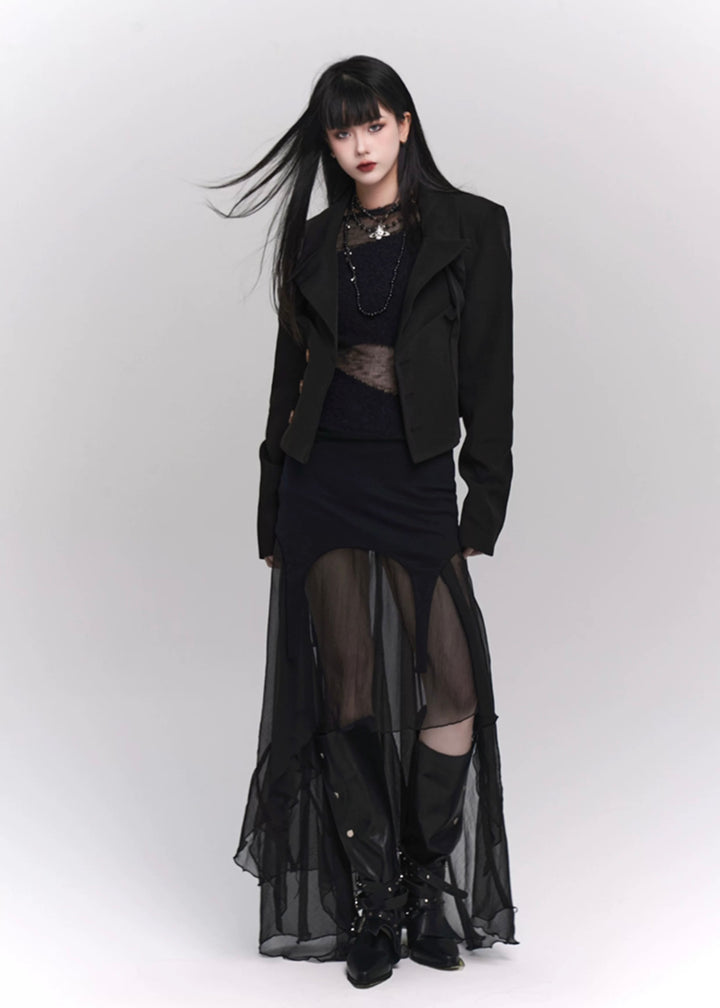 【당일 배송】Black Short Jacket / LG1144