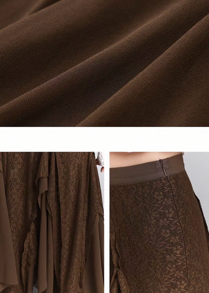 Asym Drape Layer Skirt / LG1434