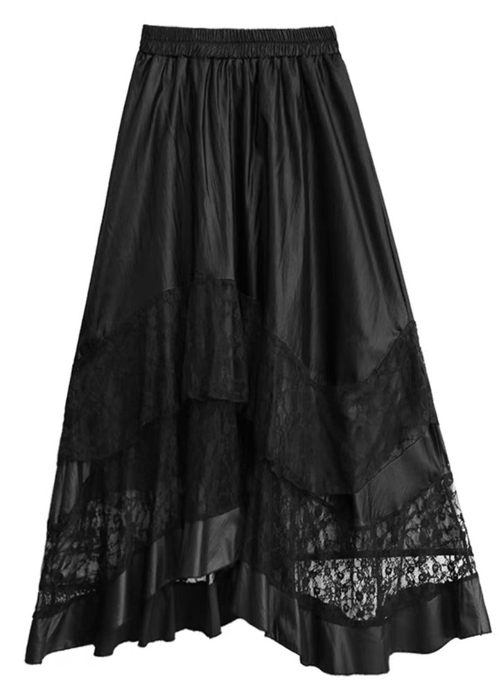 dark chic one shoulder dress set / LG1249 