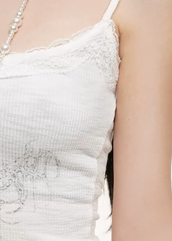 Ruffled hem camisole / lg1263
