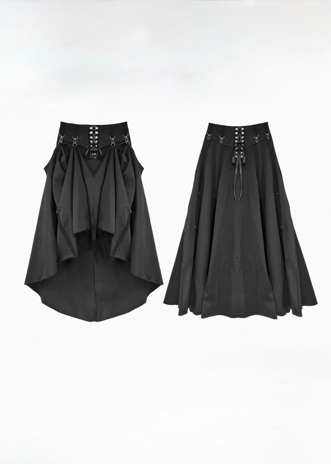 DRAPE HIGH WAIST SKIRT / LG1578