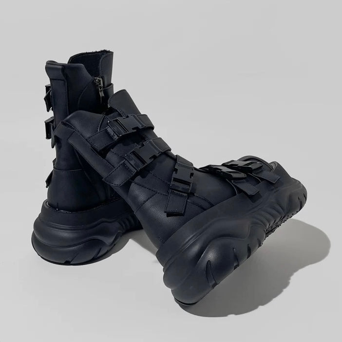 cyberpunk platform boots / v1109