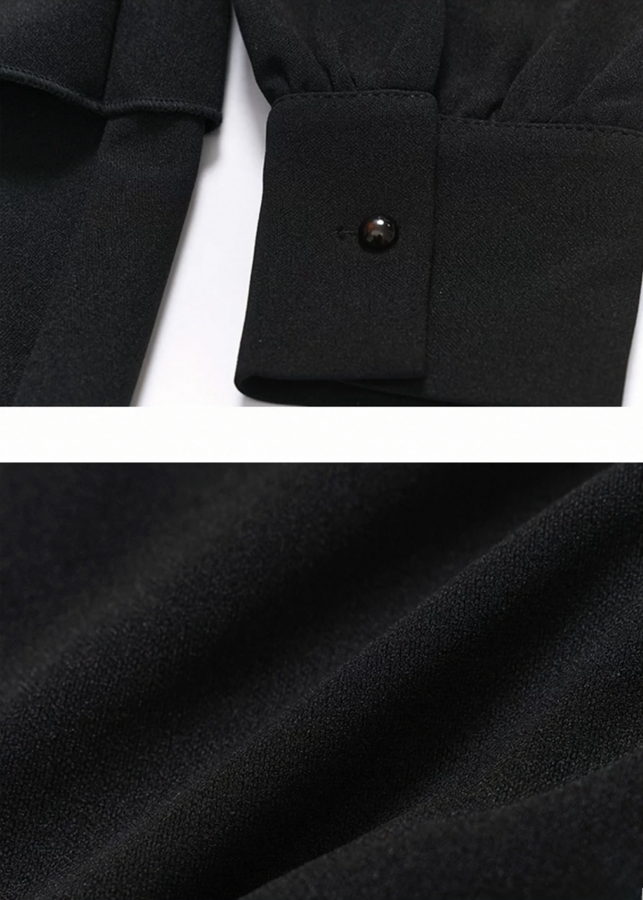 SILENT RUFFLE TIERED DRESS / LG1496