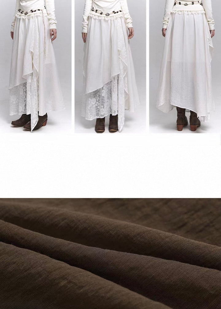 Dual Layer Lace Skirt/lg1349 