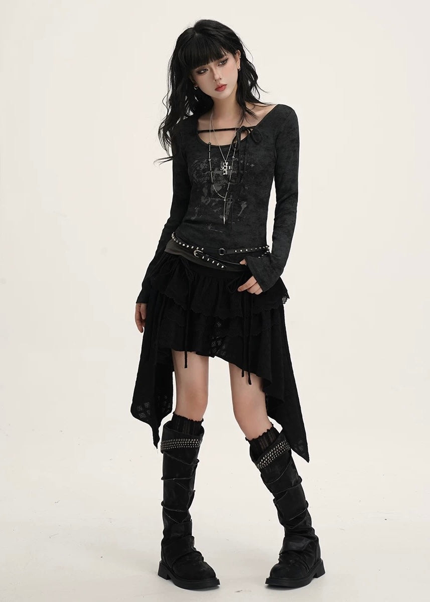 Fake Layered String Tops / LG1396