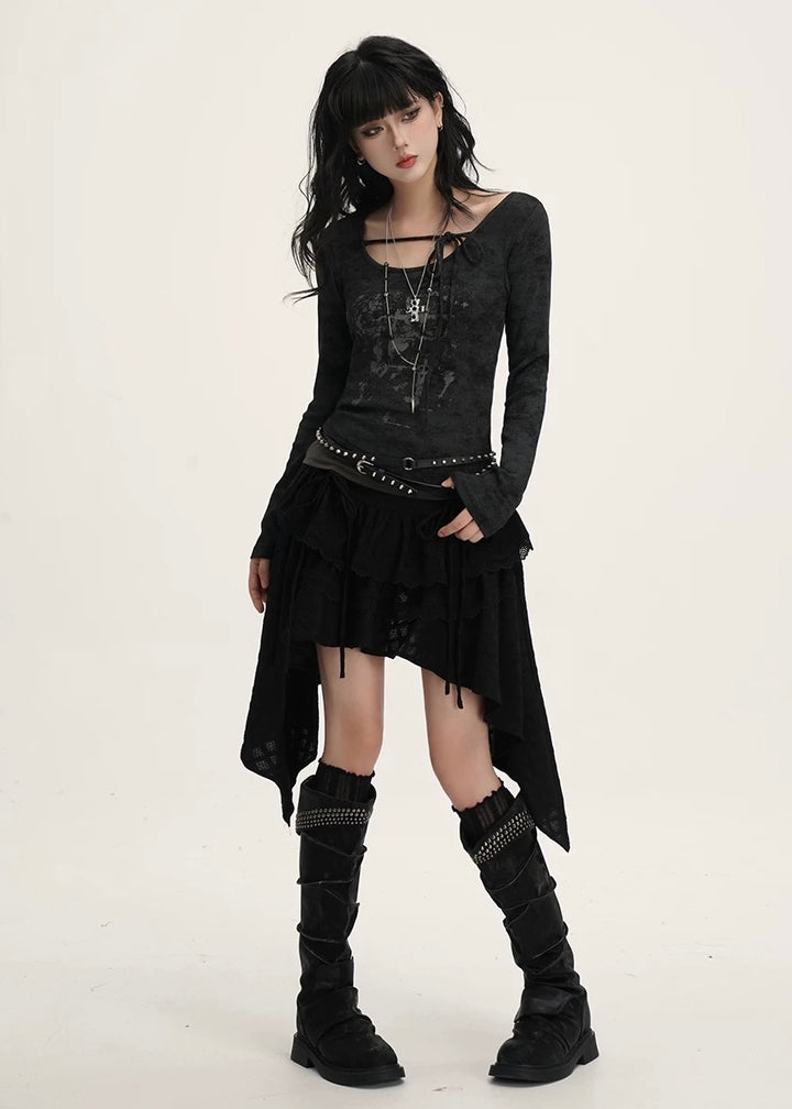 Fake Layered String Tops / LG1396