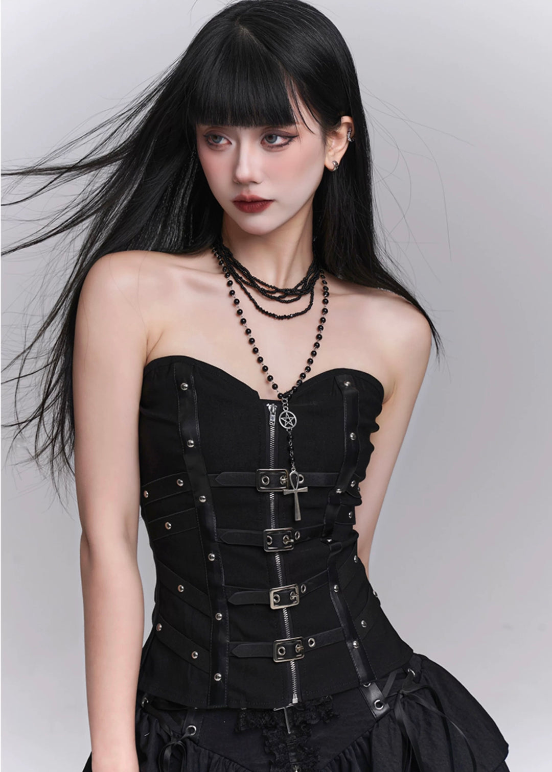 gothic belt corset wear / LG1244