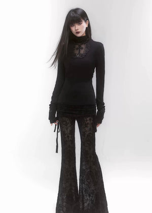 Gothic Flare Pants Set_e4r