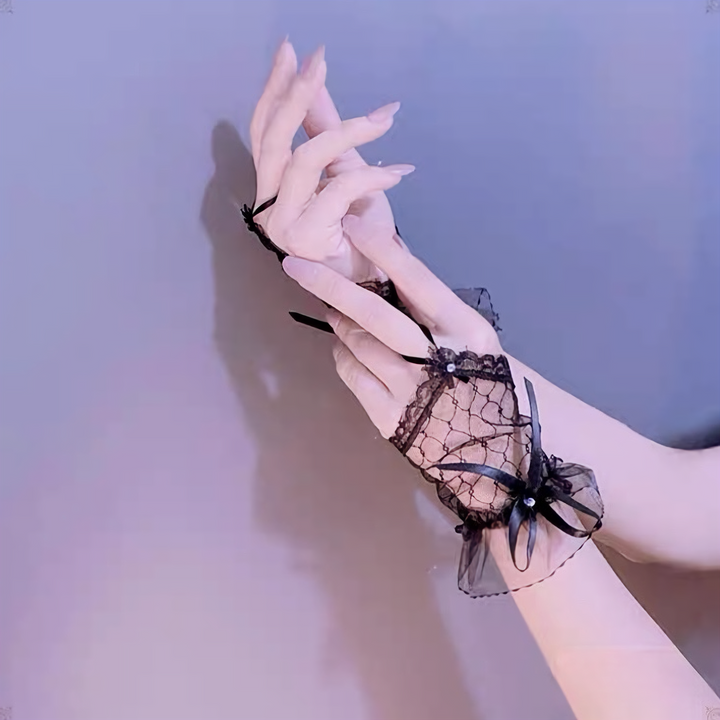 RIBBON LACE HAND COVER / V1178
