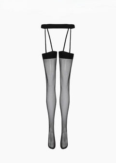 black suspenders stockings / Y1105_e4r