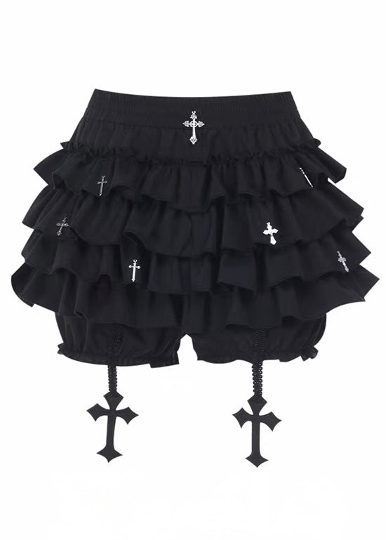 CROSS GOTHIC BALLET SKIRT / LG1267