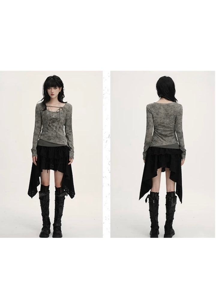 Fake Layered String Tops / LG1396