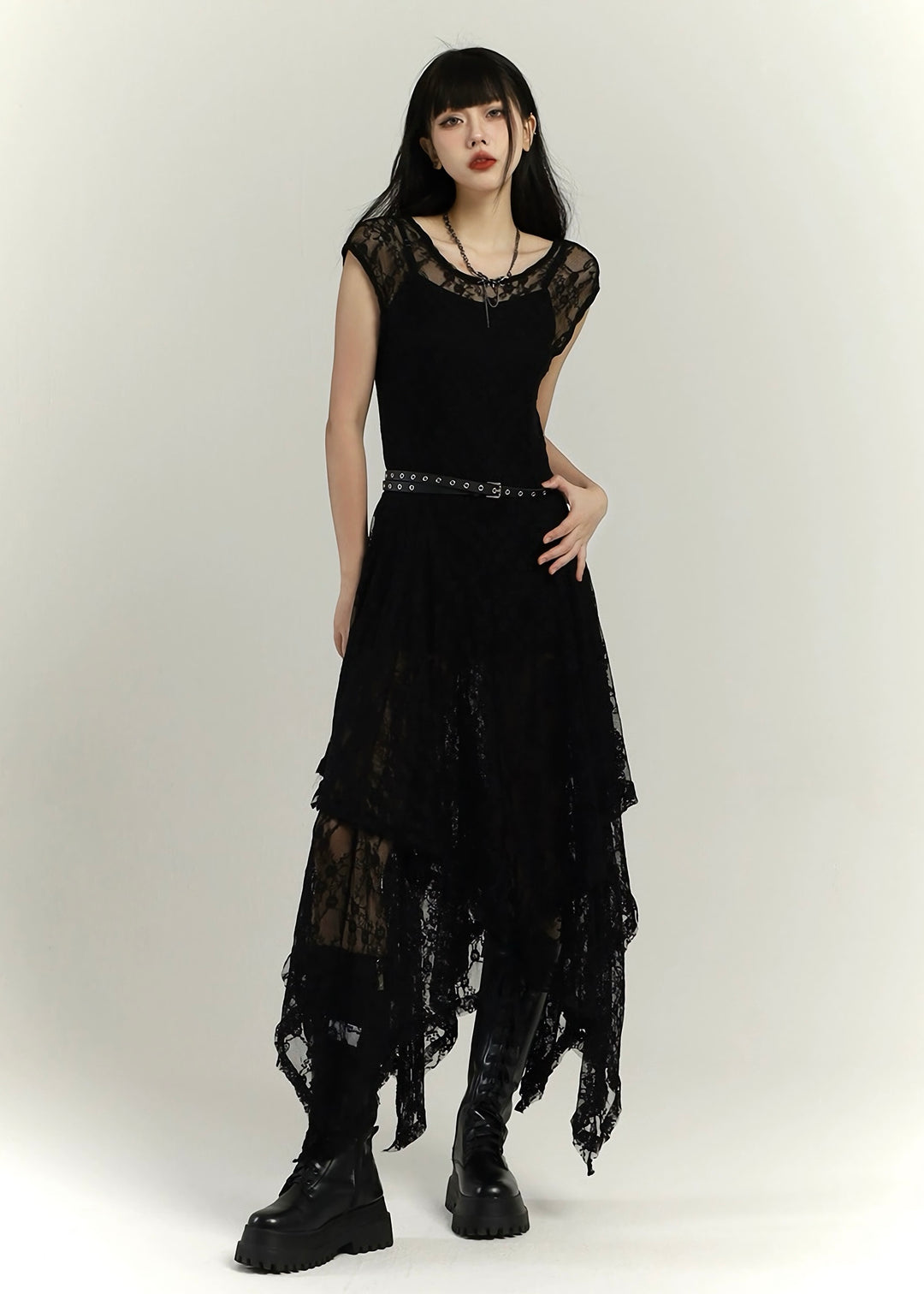 french retro gothic dress/lg1135