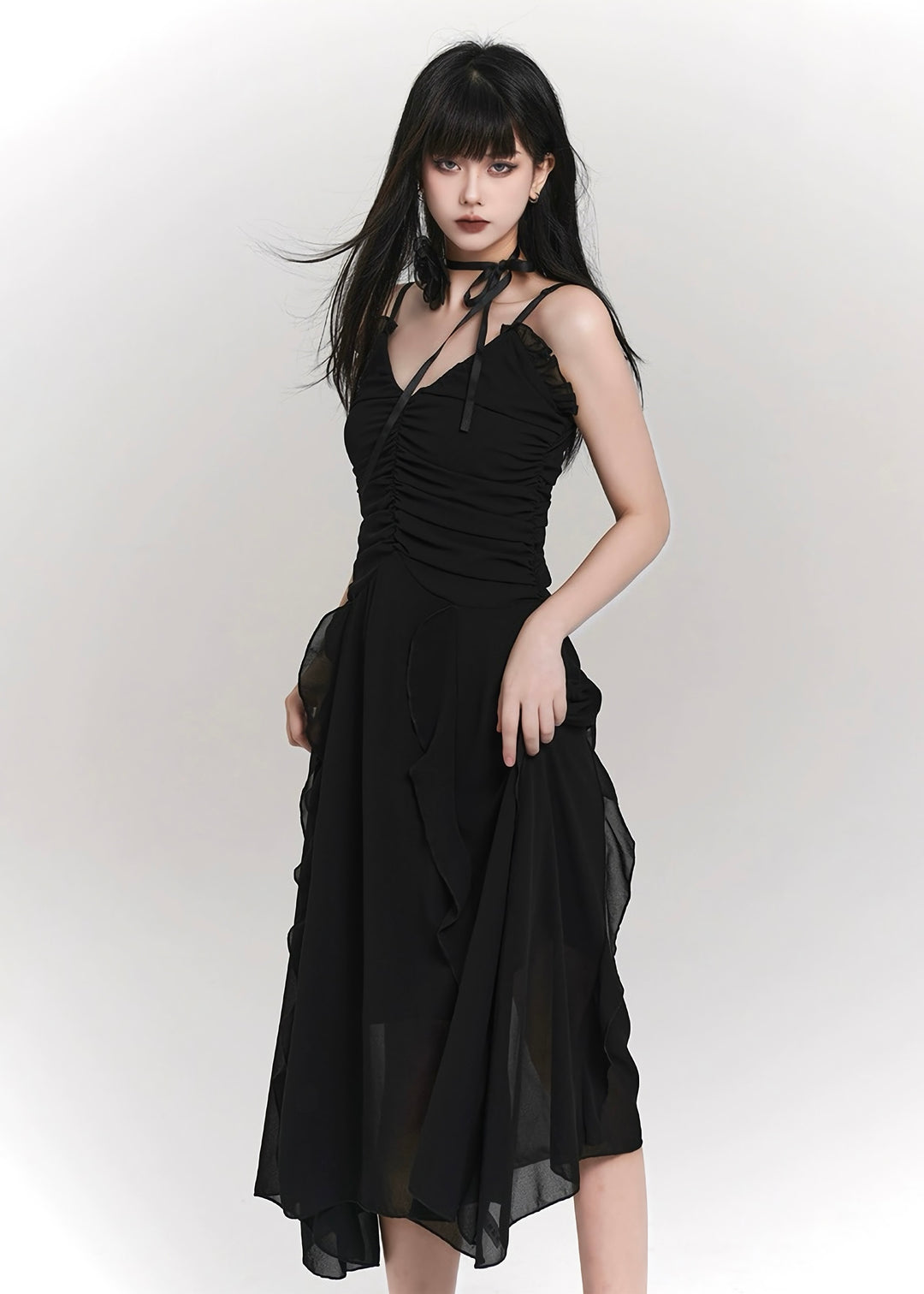 black french sling dress/lg1134