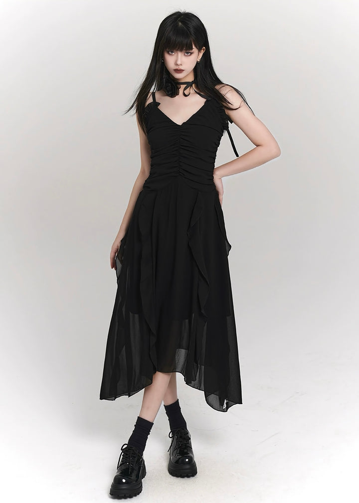 black french sling dress/lg1134